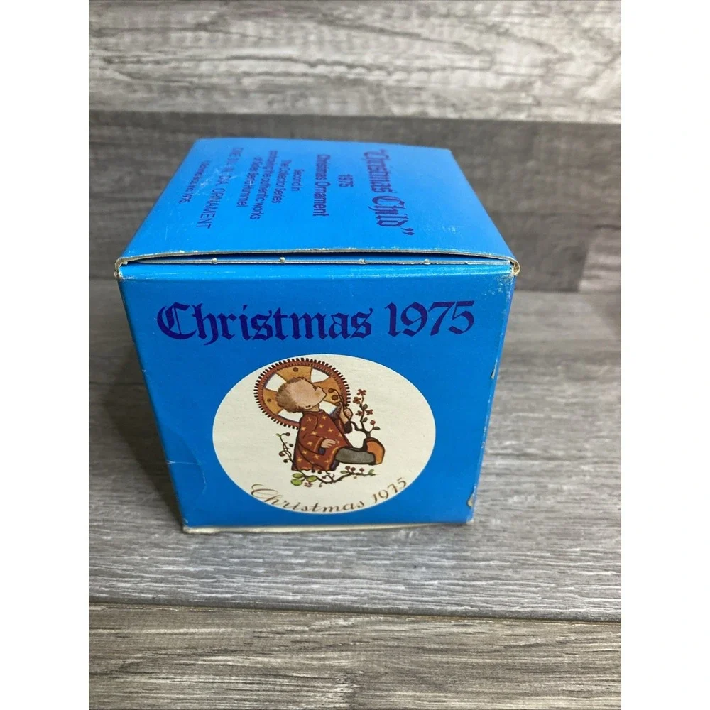 Hummel Christmas Ornament 1975 Bulb Child Second‎ In Series w/ Box Schmid Bros
